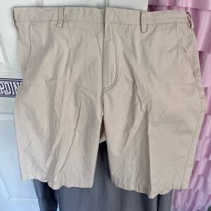 J. Crew Tan Flat Front Shorts Classic Design Rivington Collection